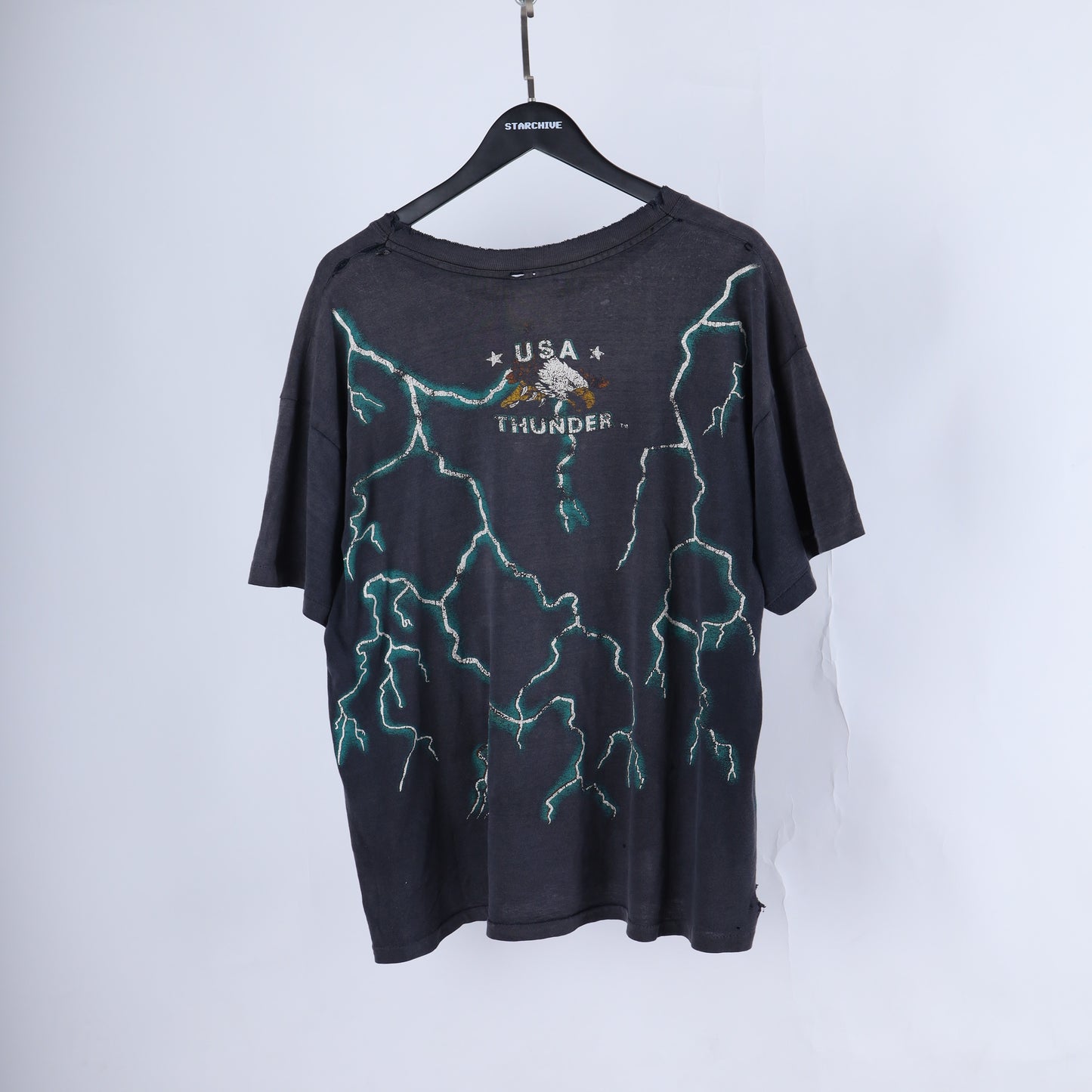 VINTAGE FADED USA THUNDER DRAGON T-SHIRT