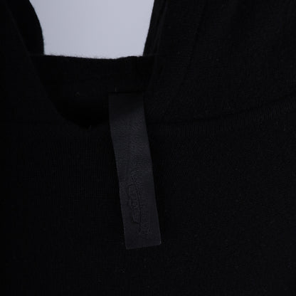 CHROME HEARTS CASHMERE HOODIE WITH FLEUR PATCHES