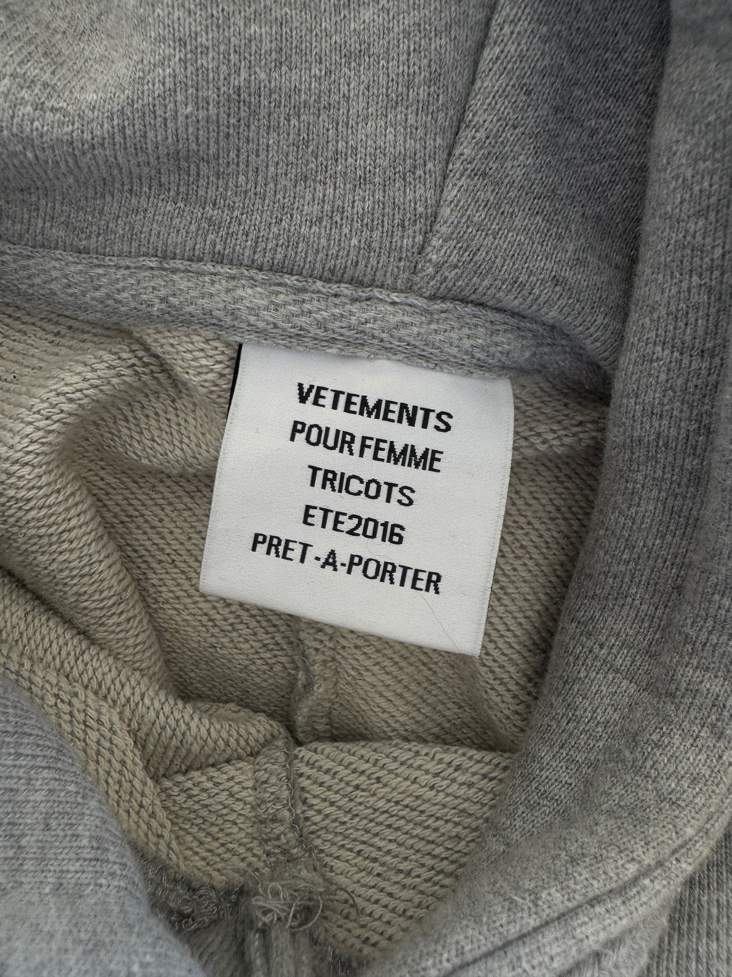 Vetement Split Hoodie