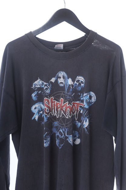 VINTAGE THRASHED FADED SLIPKNOT TOUR TEE