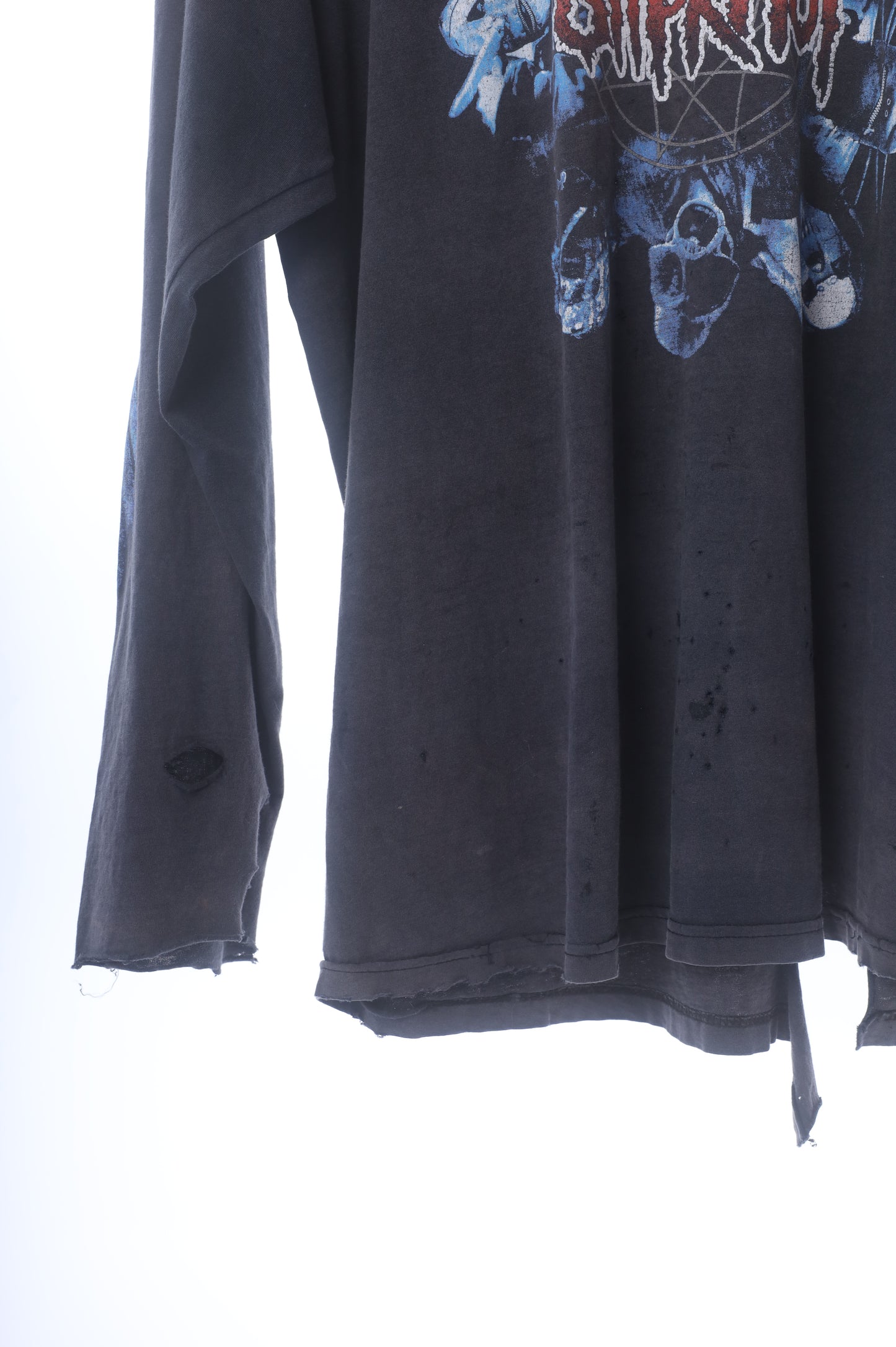 VINTAGE THRASHED FADED SLIPKNOT TOUR TEE