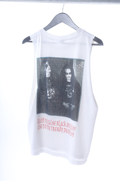 MAYHEM CUT OFF BLACK METAL TANK TOP