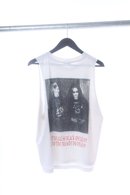 MAYHEM CUT OFF BLACK METAL TANK TOP