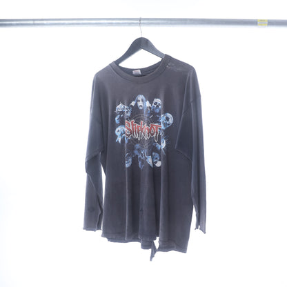 VINTAGE THRASHED FADED SLIPKNOT TOUR TEE
