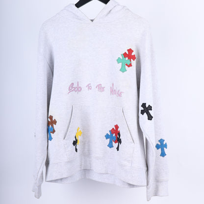 MATTY BOY HAND DRAWN 1 OF 1 MULTICOLOR CROSS PATCH HOODIE