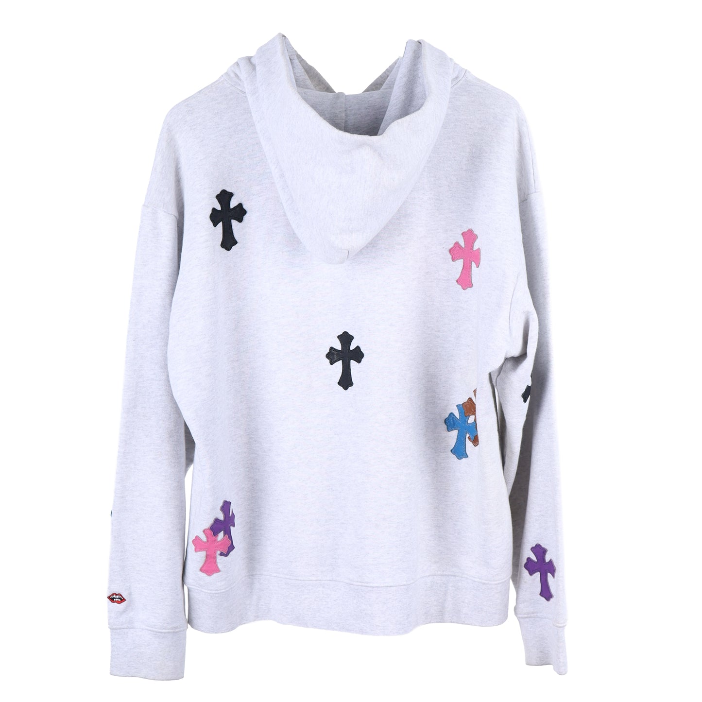 MATTY BOY HAND DRAWN 1 OF 1 MULTICOLOR CROSS PATCH HOODIE