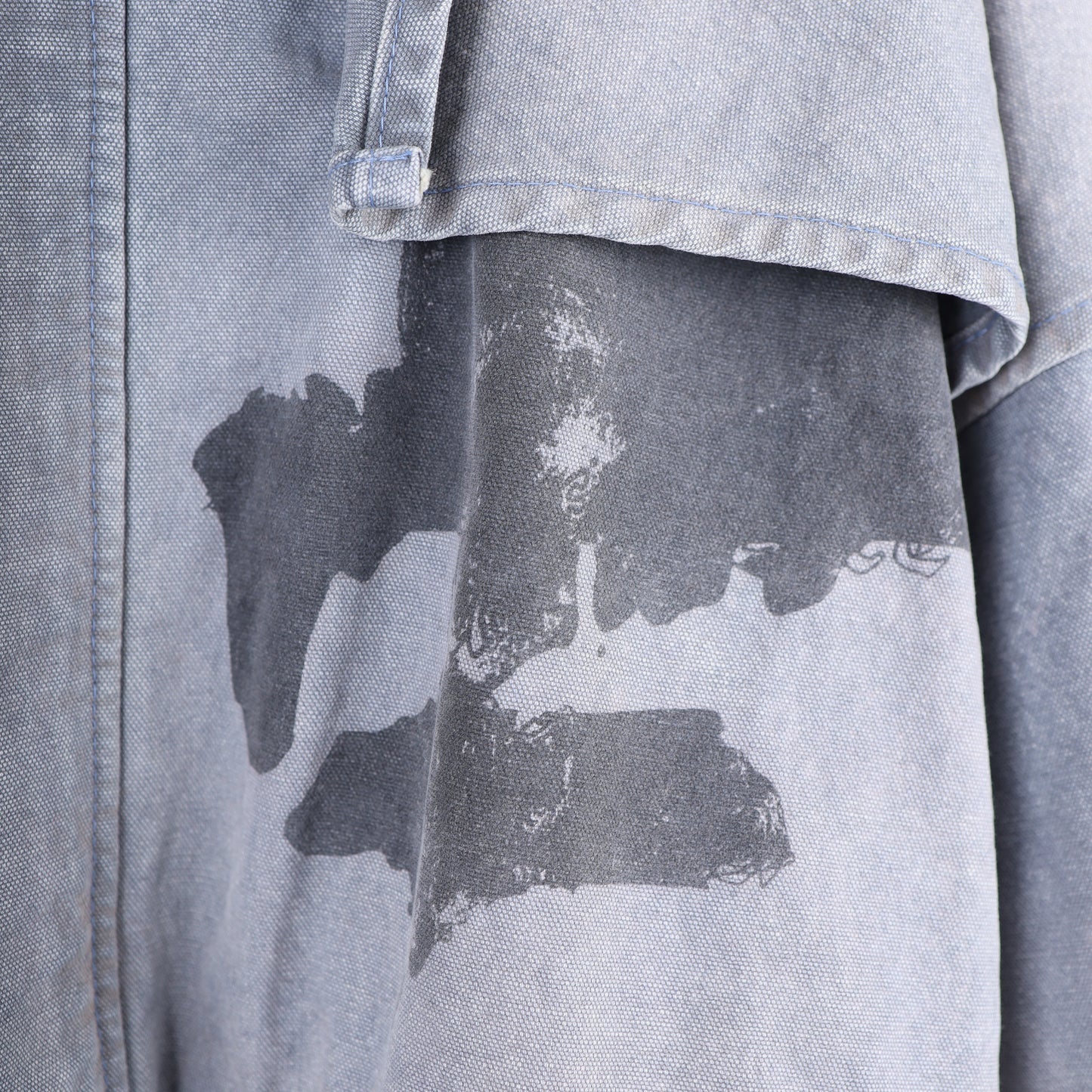 ERD GREY SCREENPRINTED PARKA
