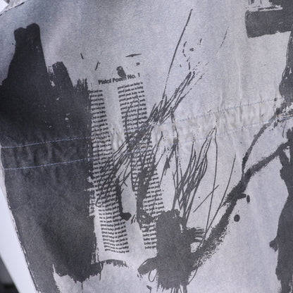 ERD GREY SCREENPRINTED PARKA