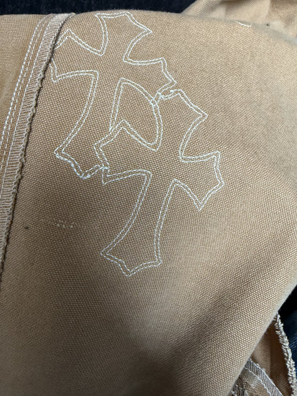 CHROME HEARTS SEX RECORDS X GALLERY DEPT FLARED CARPENTER PANTS