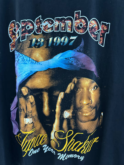 TUPAC MEMEORIAL VINTAGE TANK THUG LIFE MAKAVELI