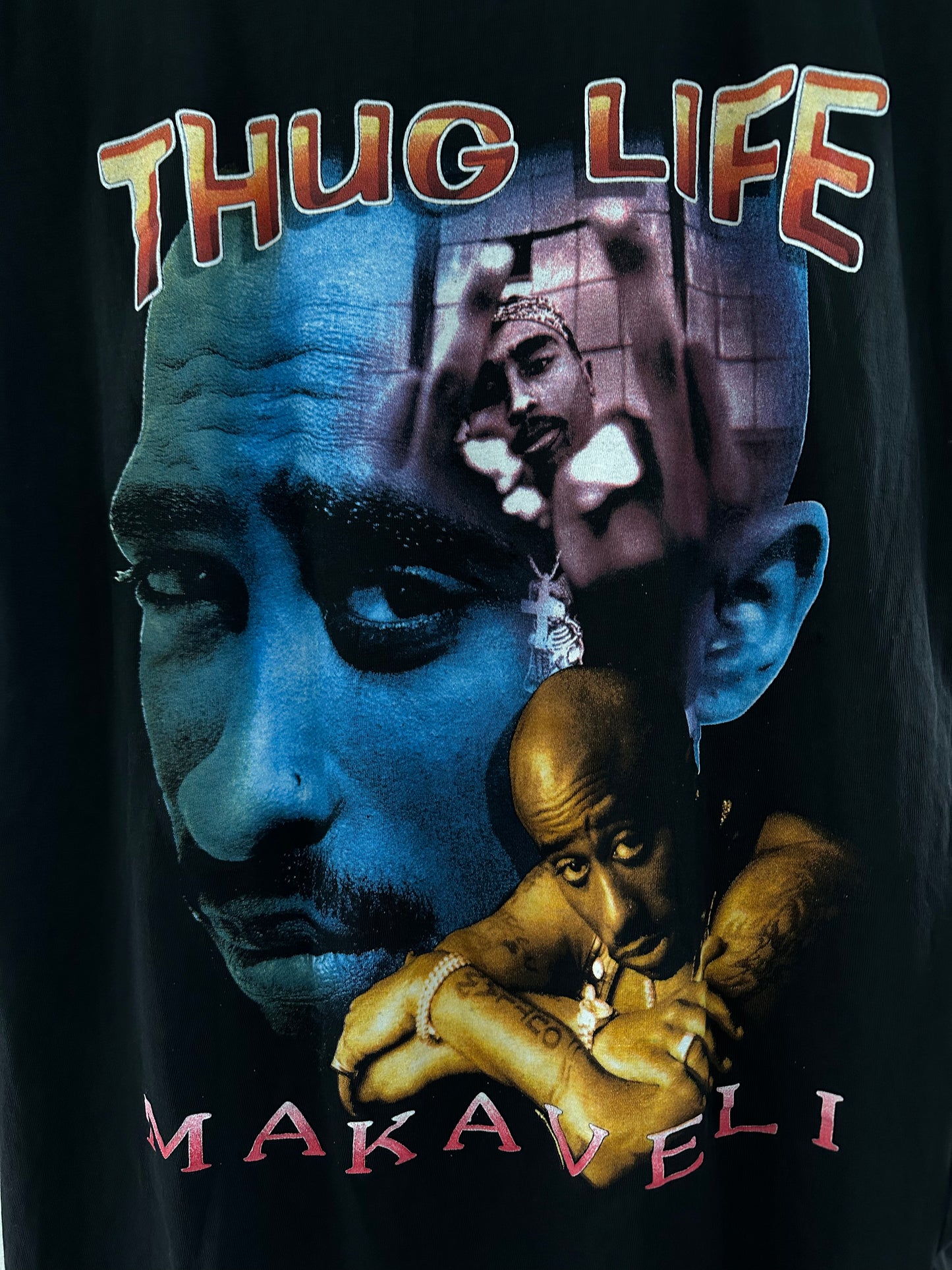 TUPAC MEMEORIAL VINTAGE TANK THUG LIFE MAKAVELI