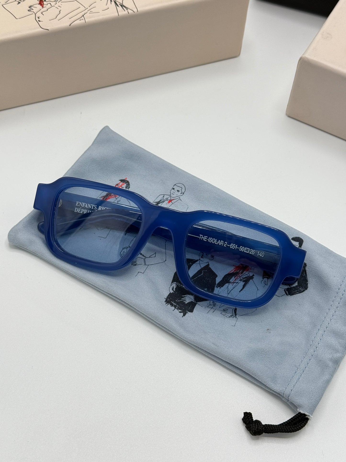 ERD x Thierry Lassry Isolar 2 Sunglasses Blue