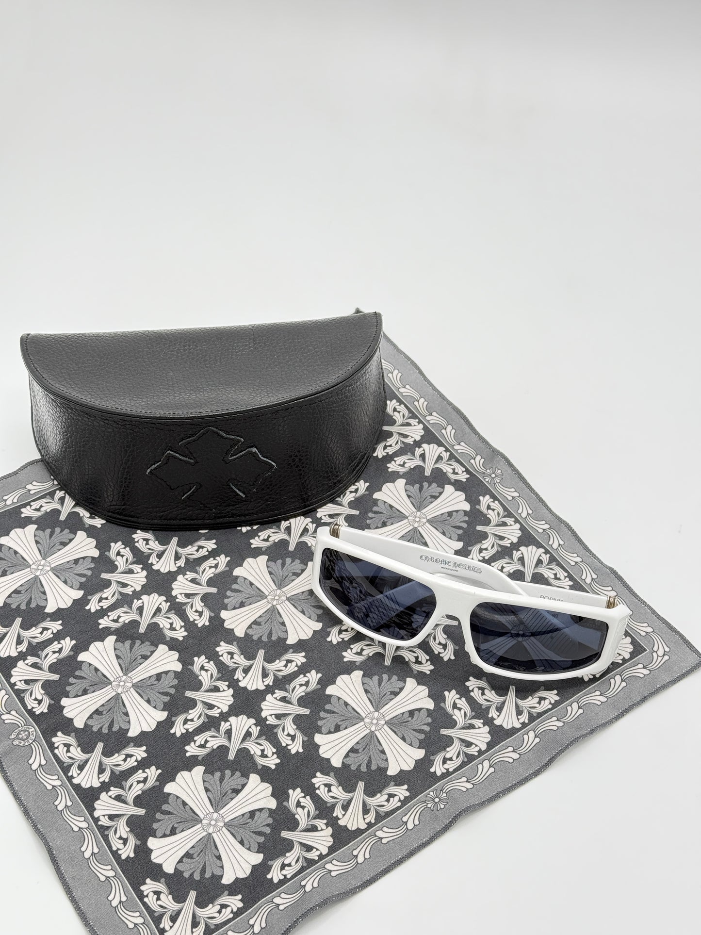 Chrome Hearts White Porny Sunglasses