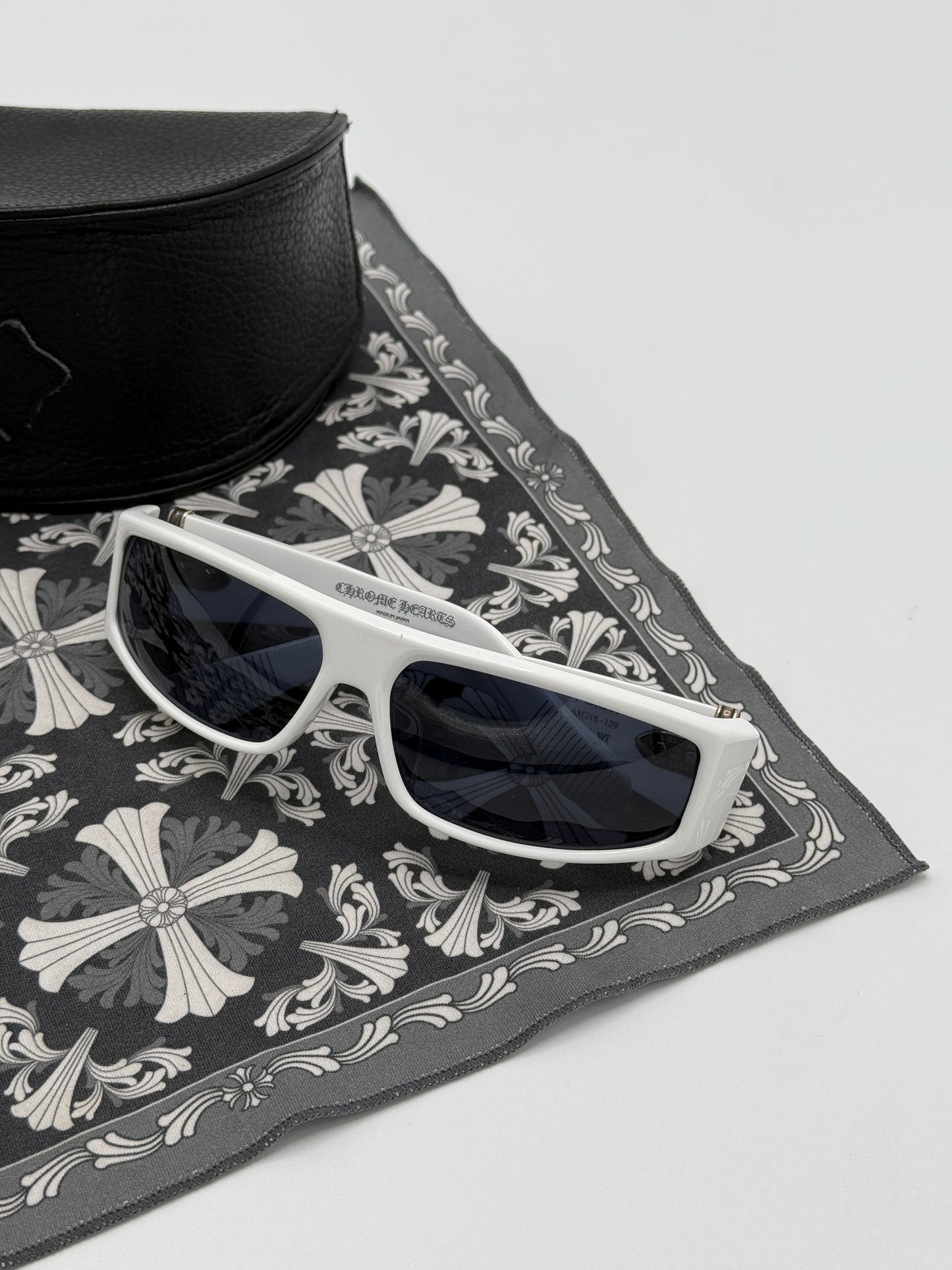 Chrome Hearts White Porny Sunglasses