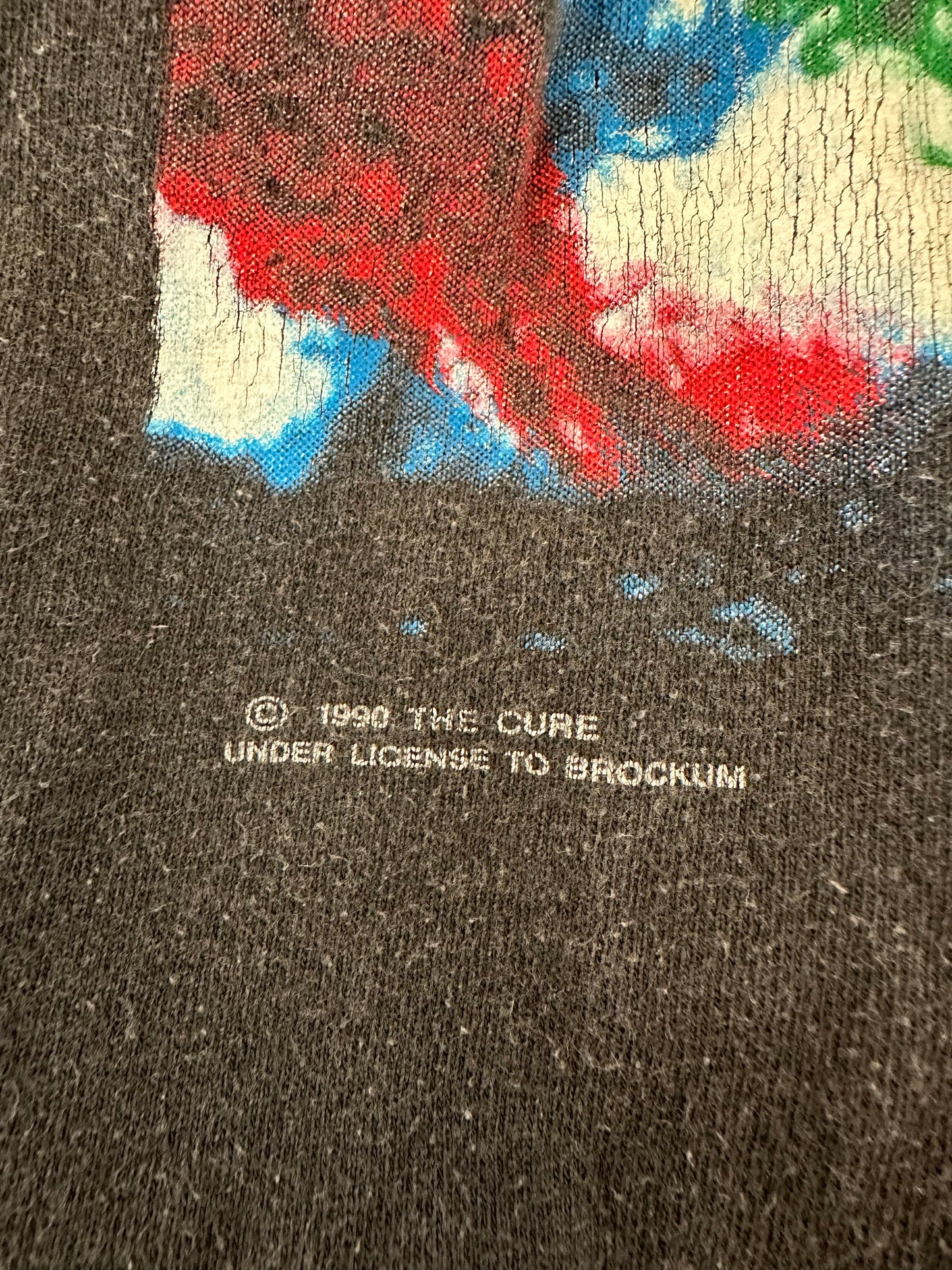 THE CURE MIXED UP 1990 VINTAGE BROCKUM TEE