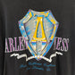 VINTAGE ARLEN NESS MOTORCYCLE TEE FADED PURPLE/YELLOW