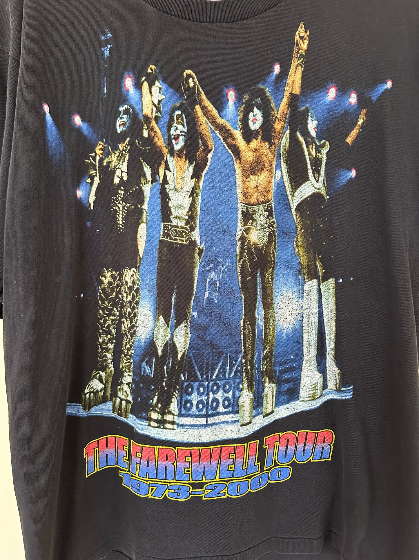 VINTAGE KISS FAREWELL TOUR HOUSTON T-SHIRT SINGLE STITCHED ALL SPORT TAG