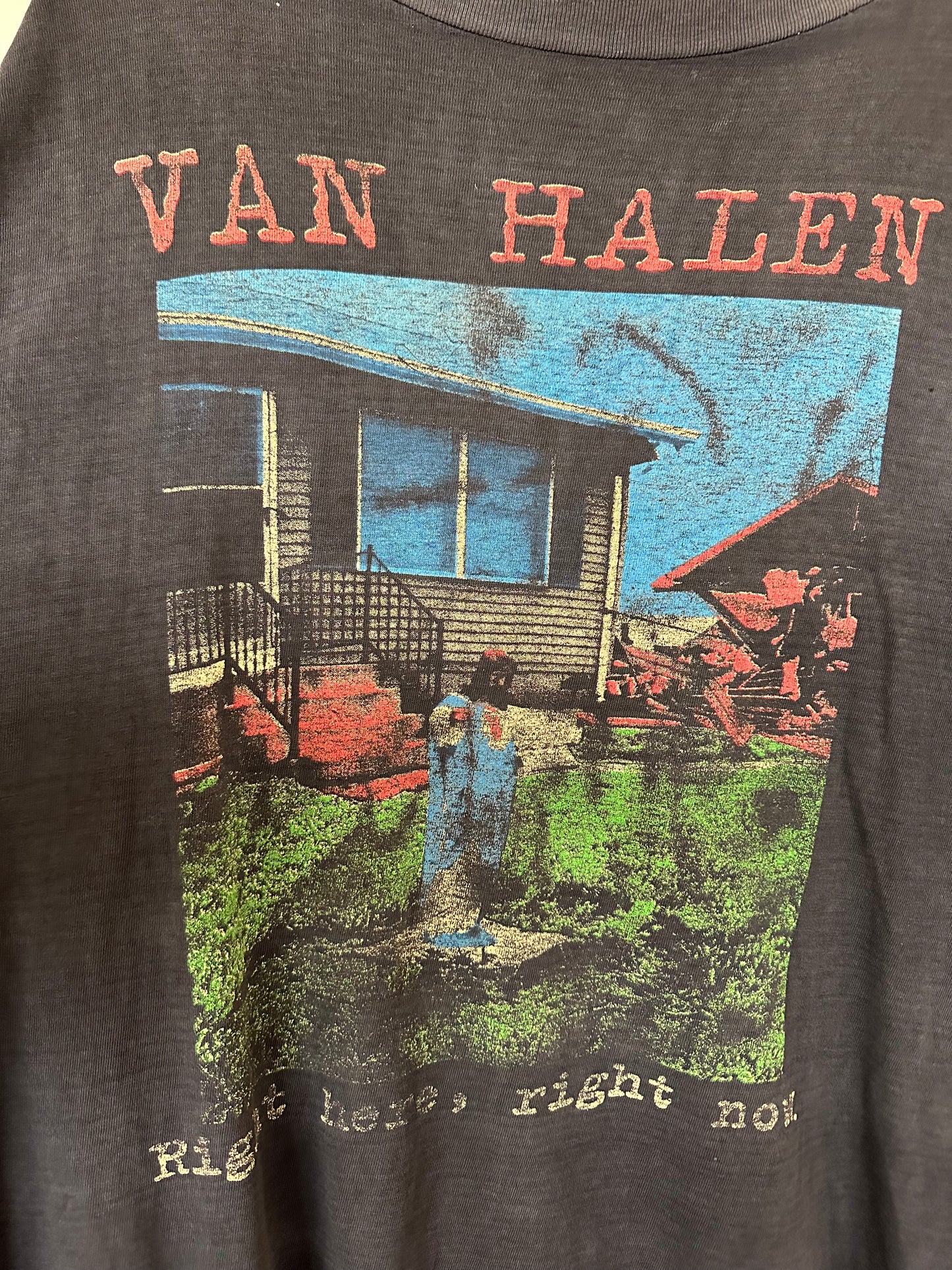 VAN HALEN RIGHT HERE RIGHT NOW VINTAGE 1993 TOUR TEE