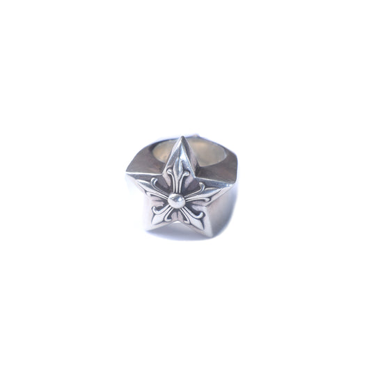 CHROME HEARTS STAR RING STERLING SILVER SIZE 9
