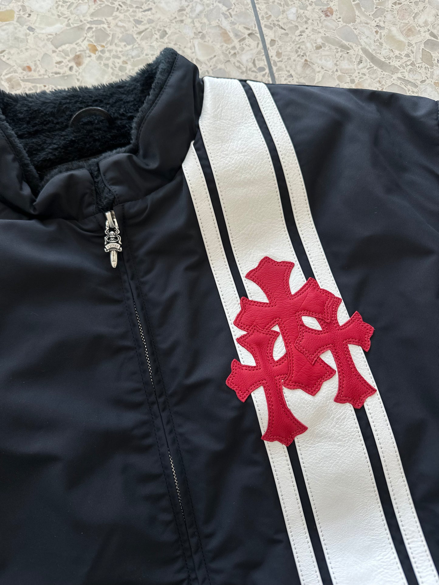 Chrome Hearts Triple Cross Cobra Racing Jacket