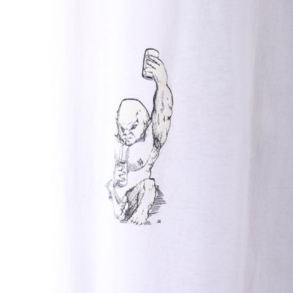 VINTAGE 1991 OZZY OSBOURNE THRASHED Crucifix T-SHIRT GLOW IN THE DARK