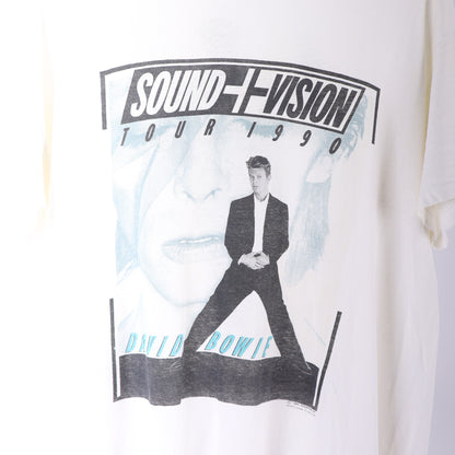 DAVID BOWIE SOUND VISION 1990 TOUR TEE