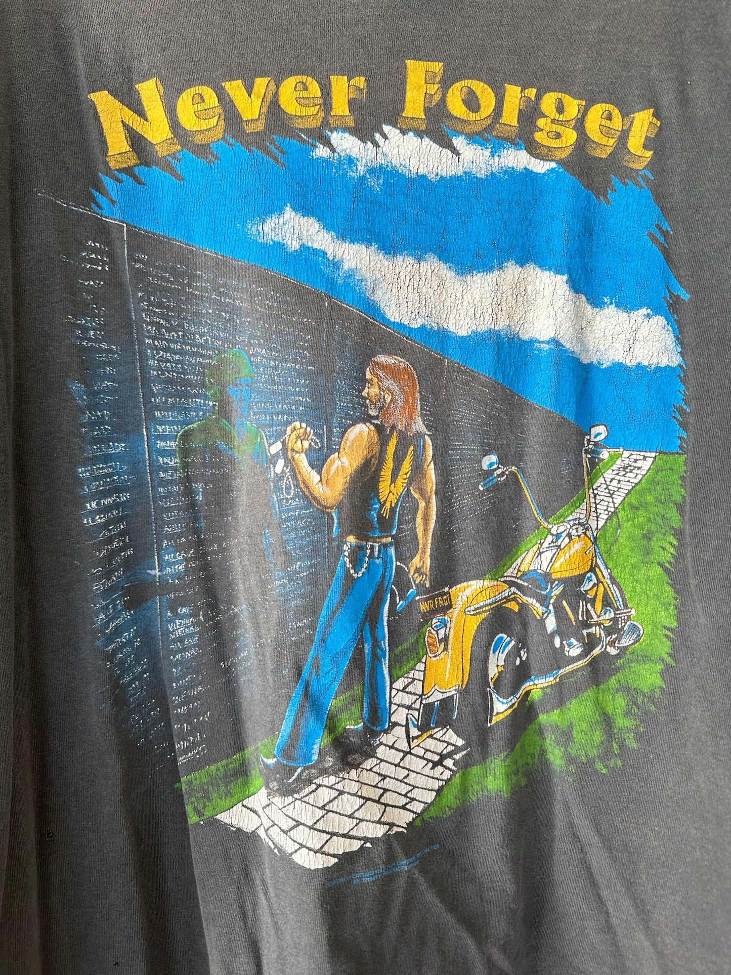 Never Forget Biker Tee