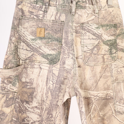 ERD Real Tree Distressed Camo Carpenter Pants SZ 30