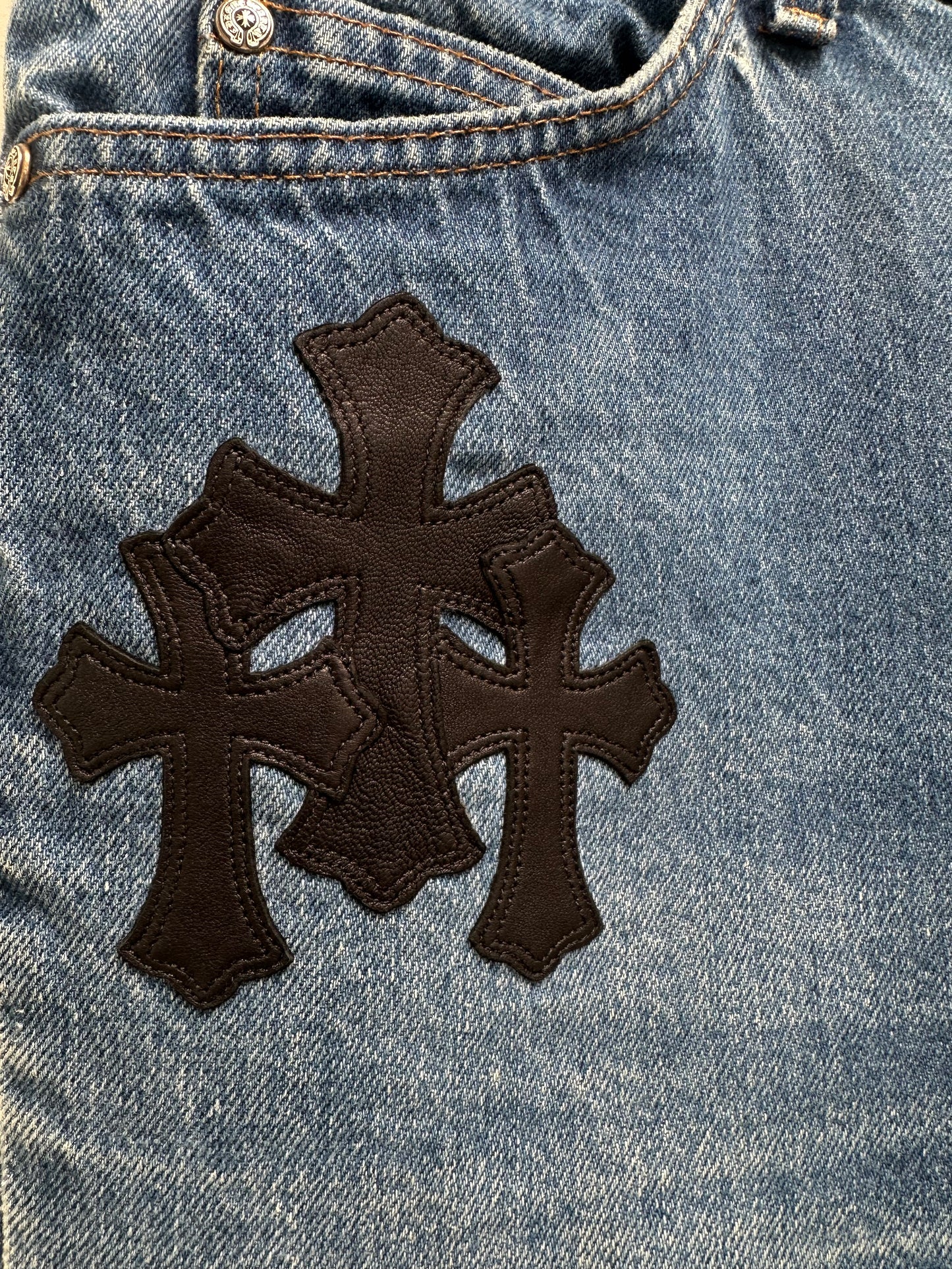 CHROME HEARTS LEVI'S 517 ORANGE TAB