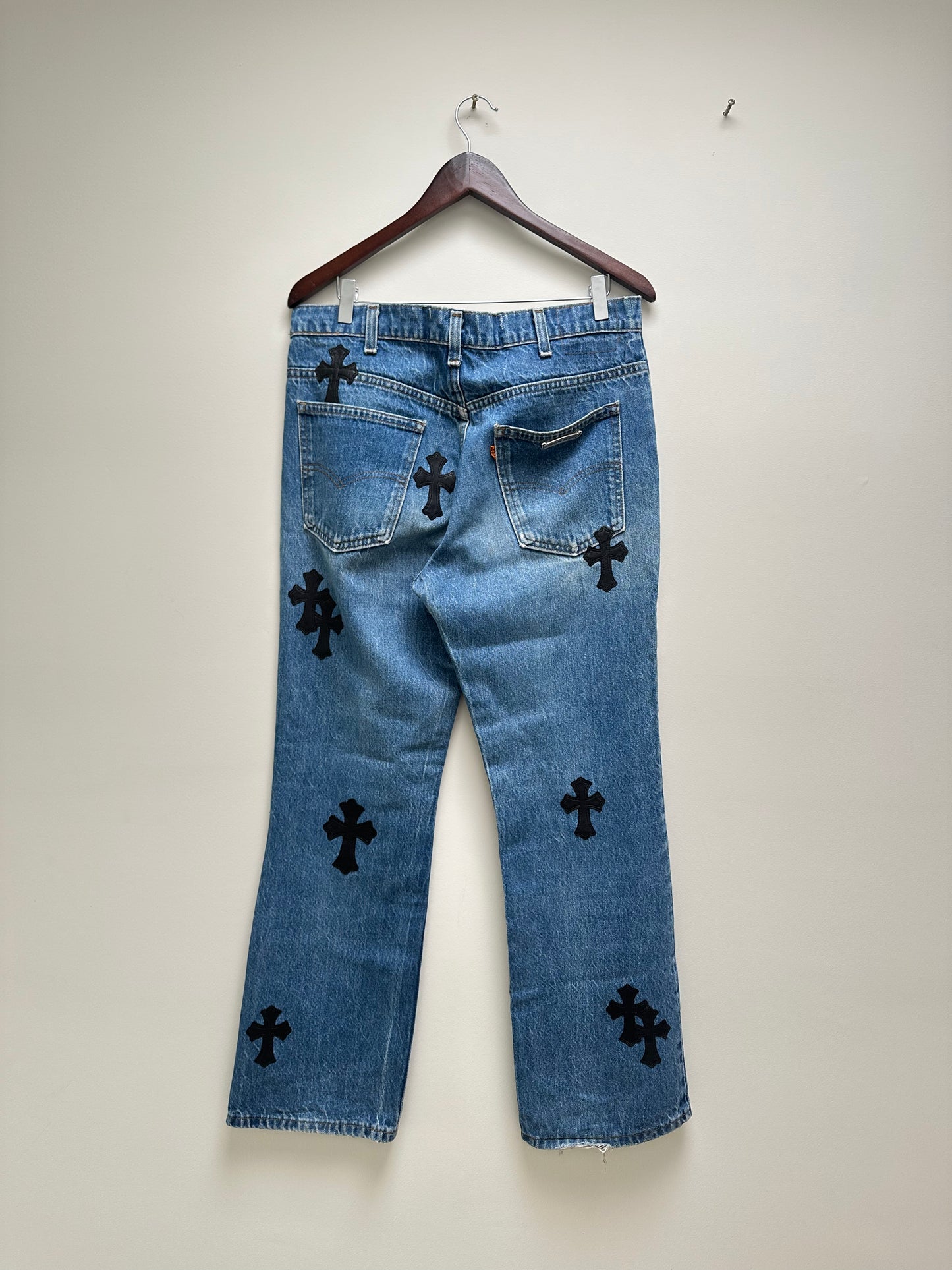 CHROME HEARTS LEVI'S 517 ORANGE TAB