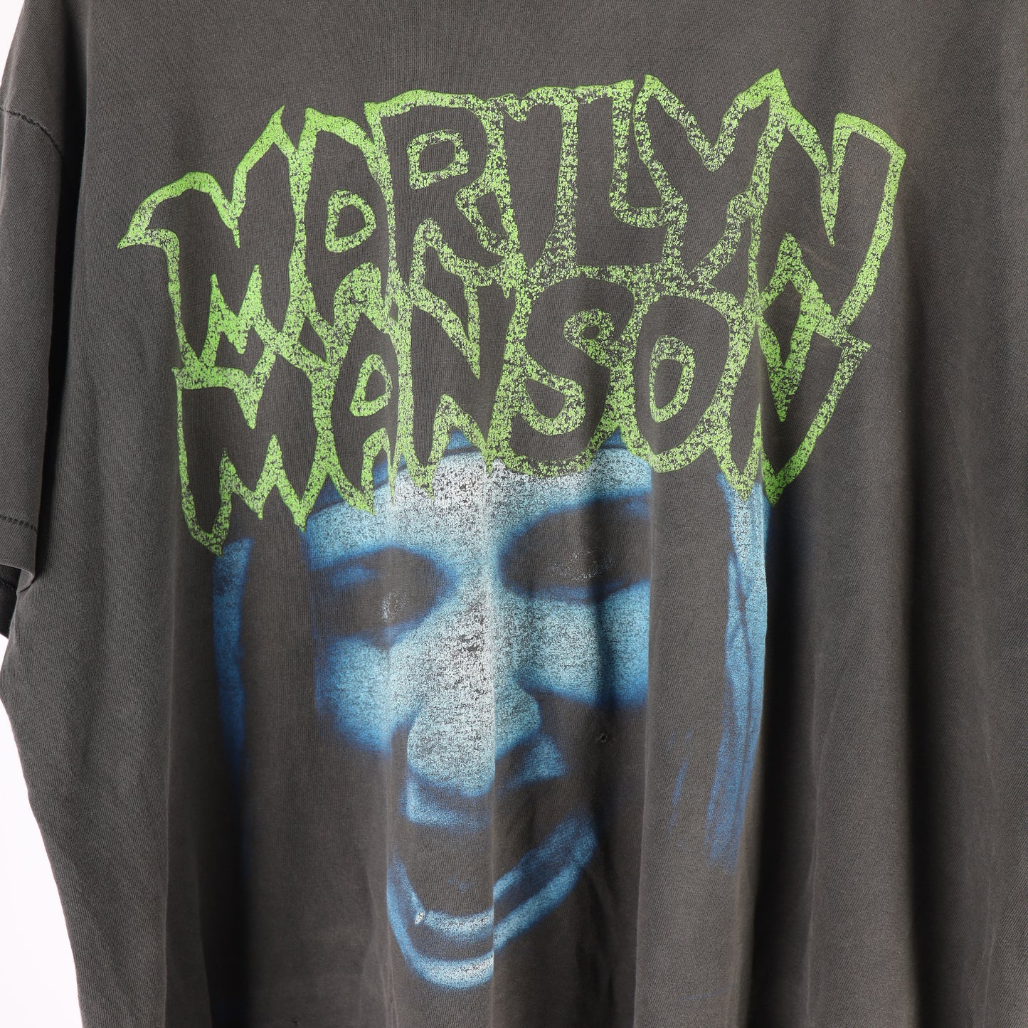 MARILYN MANSON FADED THRASHED T-SHIRT