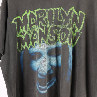 MARILYN MANSON FADED THRASHED T-SHIRT