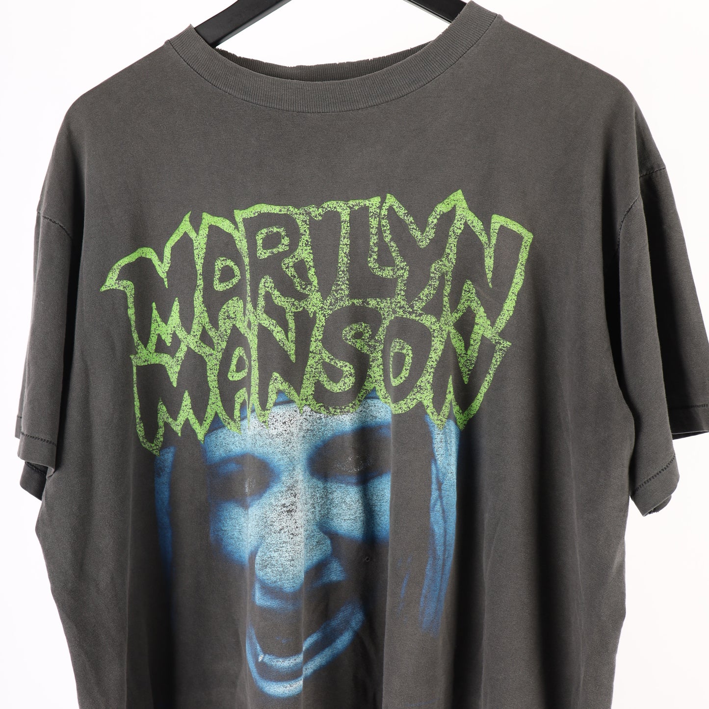 MARILYN MANSON FADED THRASHED T-SHIRT
