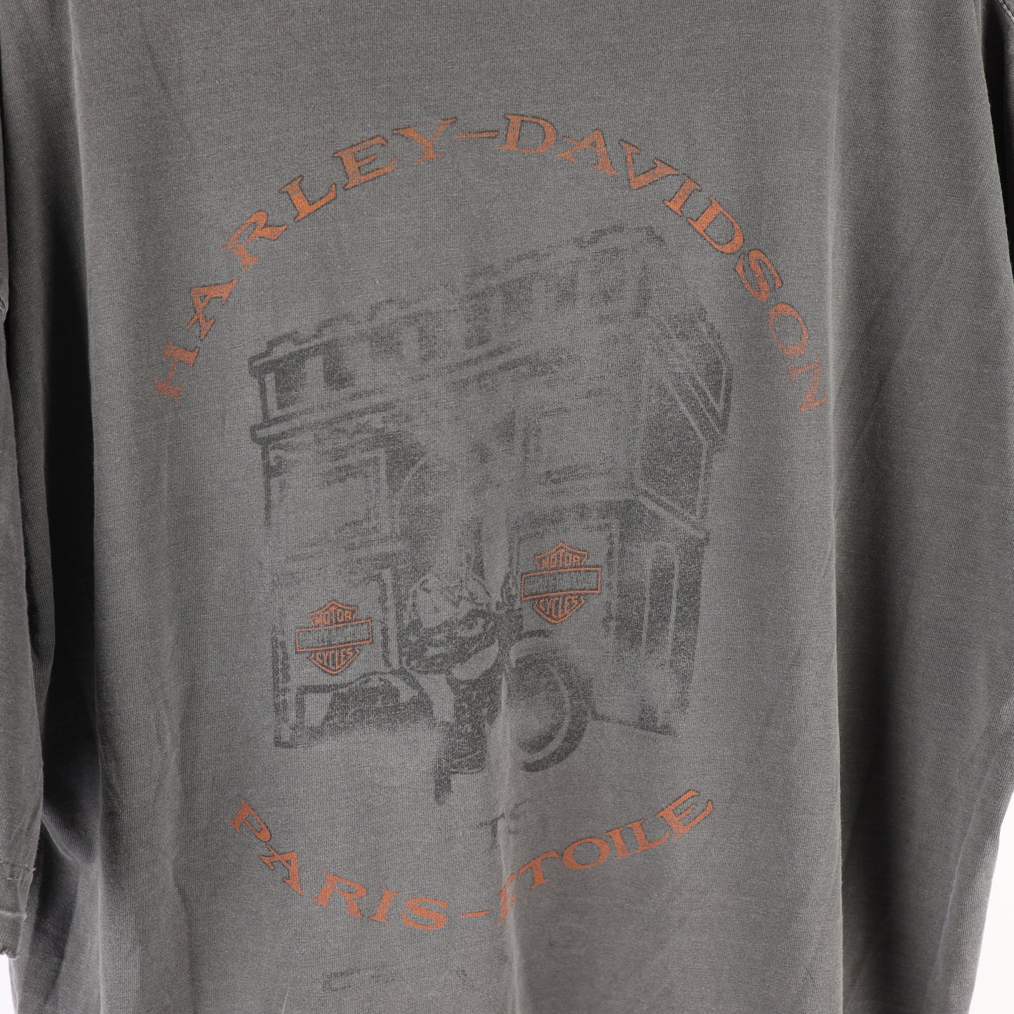 FADED PARIS FRANCE HARLEY TEE