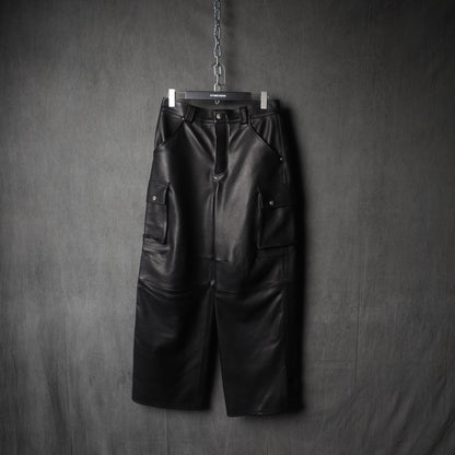 CH ARTICULATE CARGOS BLACK LEATHER