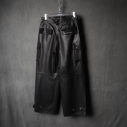 CH ARTICULATE CARGOS BLACK LEATHER