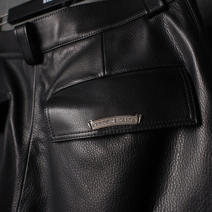 CH ARTICULATE CARGOS BLACK LEATHER