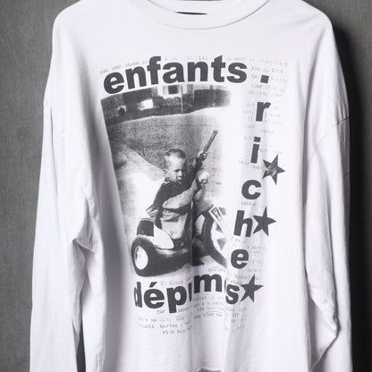 ERD WHITE 'MY UNDERGROUND TRICYCLE' LONGSLEEVE