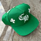 Chrome Hearts Green Cross Patch Hat