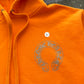 CHROME HEARTS ORANGE MIAMI MUSIC WEEK EXCLUSIVE HORSESHOE HOODIE