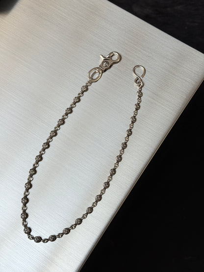 Chrome Hearts 26 Link Multi Ball Long Wallet Chain