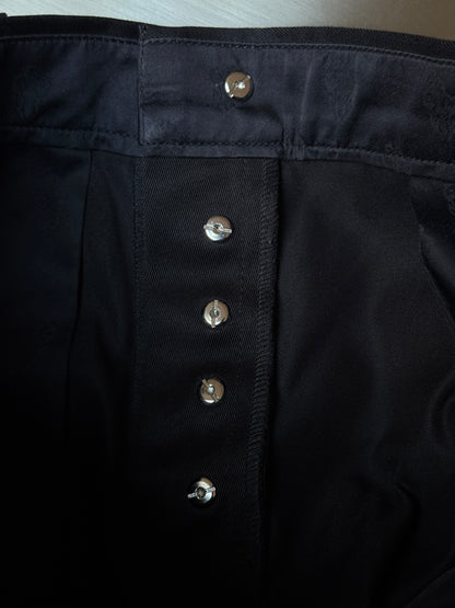 Chrome Hearts Army Camo Cross Patch Black Chino Pants
