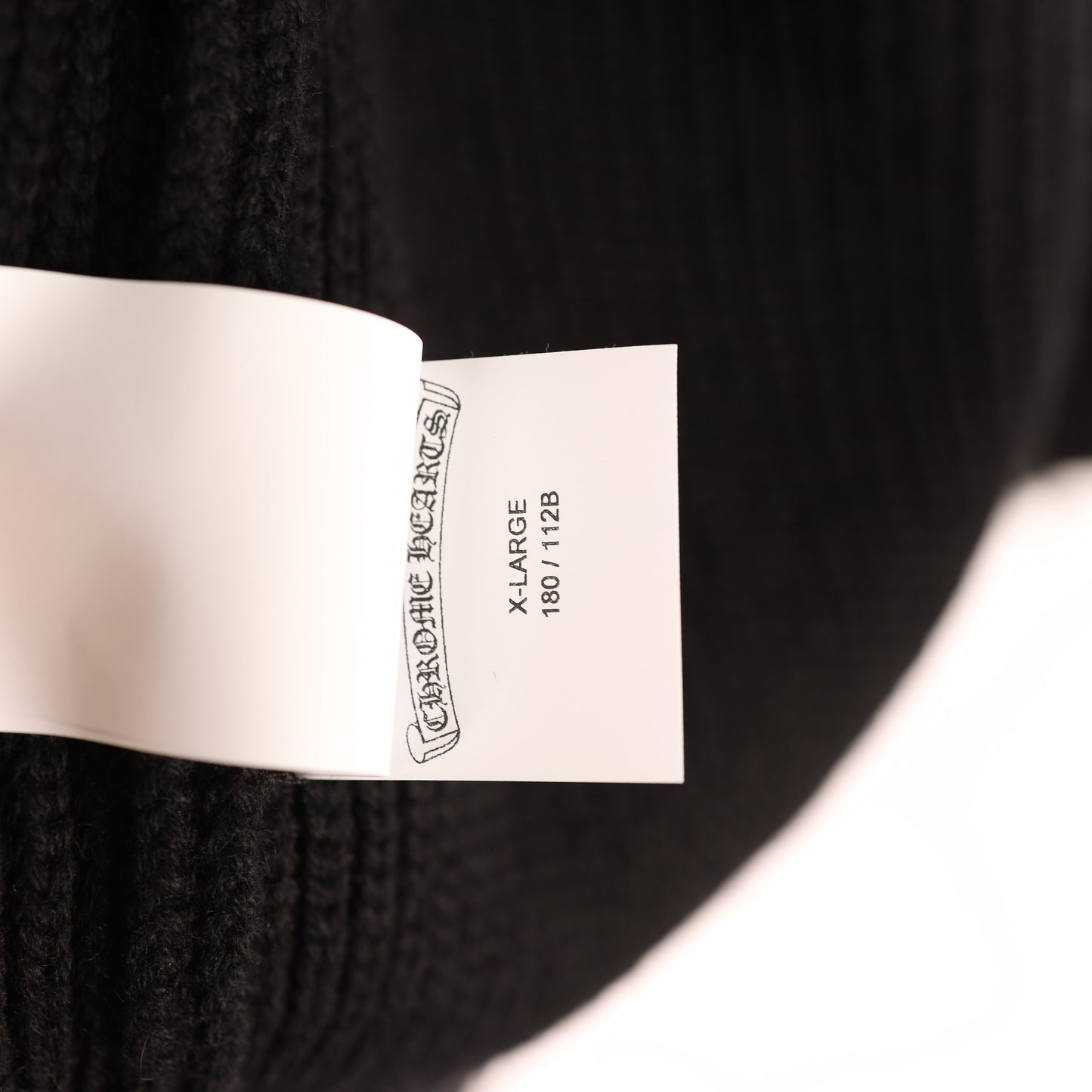 CHROME HEARTS CASHMERE ZIP UP CEMETERY PATCH HOODIE