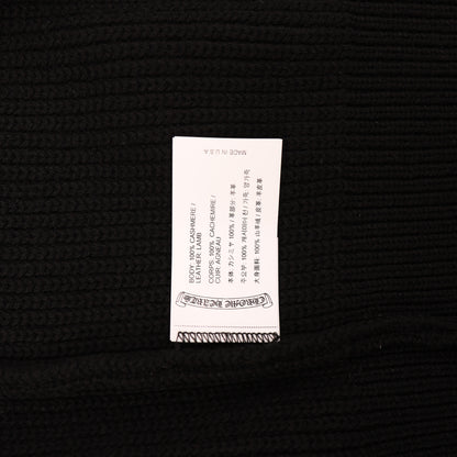 CHROME HEARTS CASHMERE ZIP UP CEMETERY PATCH HOODIE