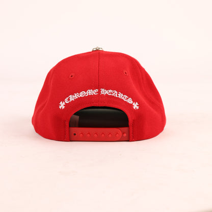 CH RED 6 PANEL HAT