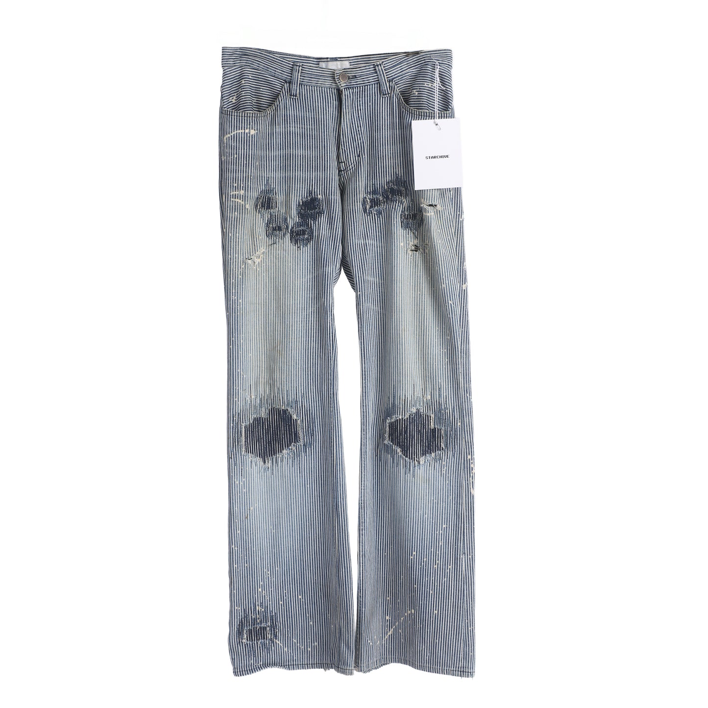 Number Nine Pinstripe Painter Pants A/W 2001