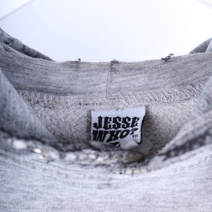 WCC HEATHER GREY/RED THRASHED HOODIE