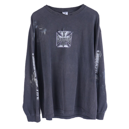 WCC WEST COAST CHOPPERS THRASHED LONG SLEEVE