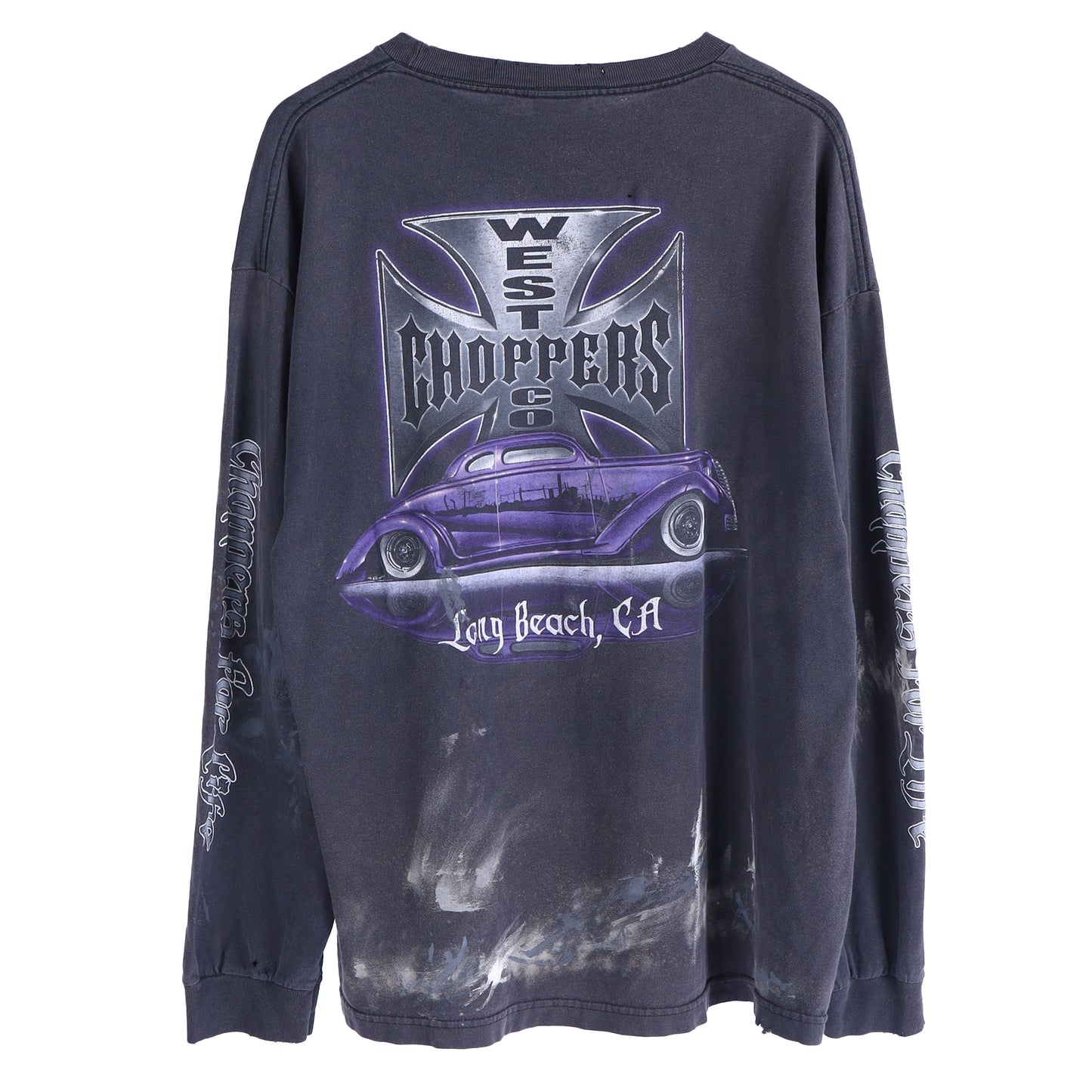 WCC WEST COAST CHOPPERS THRASHED LONG SLEEVE