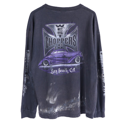 WCC WEST COAST CHOPPERS THRASHED LONG SLEEVE